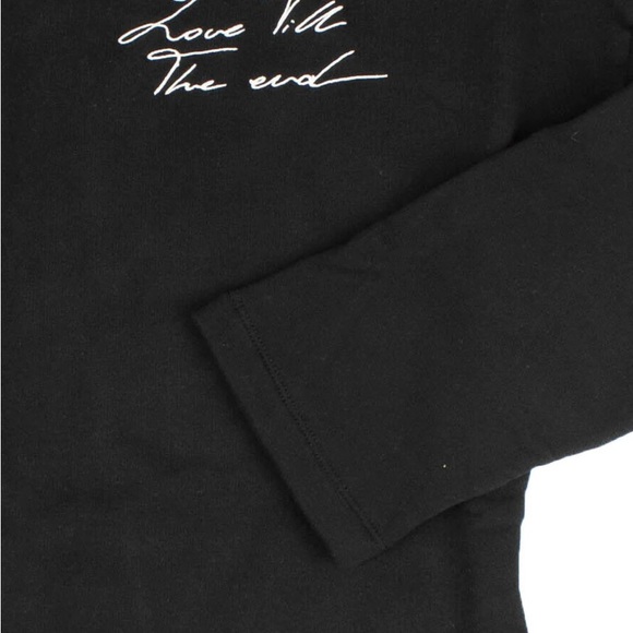 🌟NWT🌟 MARCELO BURLON 🌟 🇮🇹 “Love till the End” LUX Sweatshirt Dress SZ S/M - Picture 6 of 11